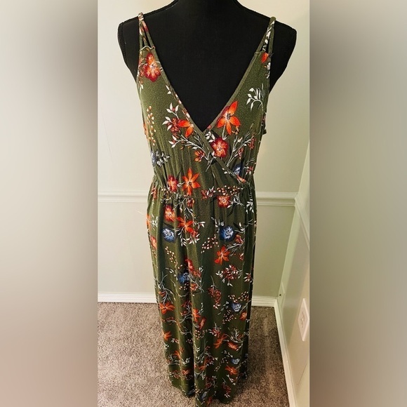 Persaya V Neck Floral Maxi Sundress Size XL - Picture 4 of 11